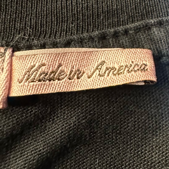 Y2K Juicy Couture Classic Black Tunic Tee - Picture 4 of 4